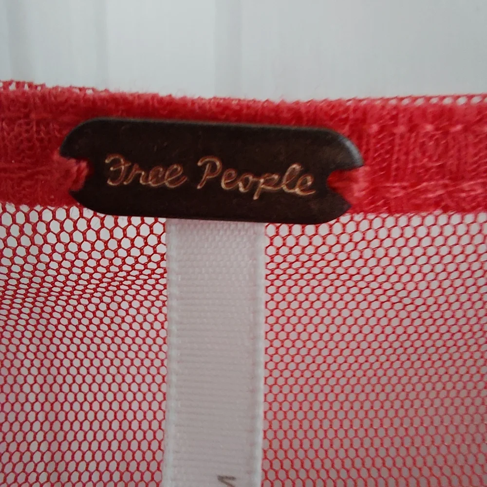 Free People Boho Blouse, Roomy Sz Small EUC